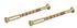 Vis sécables M 4 mm x L 50 finition laiton par 2 THIRARD