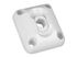 Passe caisson blancc 50 x 45 mm pour tige d'entrainement 6 pans de 10 mm pour volet à manivelle