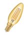 Ampoule LED ambrée E14 vintage 1906 flamme à filament 4 W = 410 lumens blanc chaud OSRAM