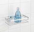 Petite étagère de salle de bain droite acier inox Premium WENKO