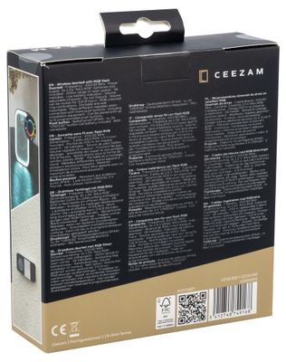 Sonnette sans fil 200m à pile Anthracite - CEEZAM