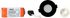 Spot LED encastrable salle de bain GU5.3 IP65 12V Noir - Amber ARLUX