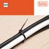 Colliers de serrage plastique noir assortiment 4 tailles par 200 - BLACK+DECKER