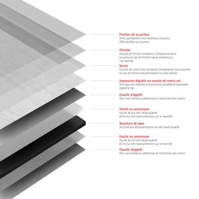 Panneau mural de douche 150x255 cm parement béton DecoDesign Décor - SCHULTE