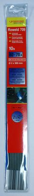 Electrodes acier 2 mm par 10 ROTHENBERGER