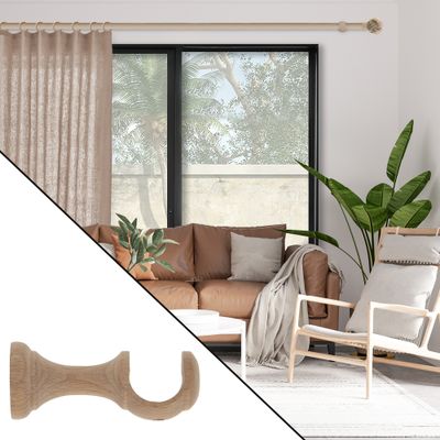 Support ouvert en bois diam 28 mm Finition Bois naturel - MOBOIS