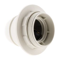 Douille E27 Avec Interrupteur Powice - Câble 1.8m, Blanc, Max 60W, Pour Suspension DIY
