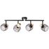 Arc métal et bois E14 4X25W GIADA BRILLIANT