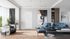 Bloc-porte aluminium blanc style Atelier H.204 x l.73 cm avec vitrage verre blanc dépoli poussant droit - OPTIMUM