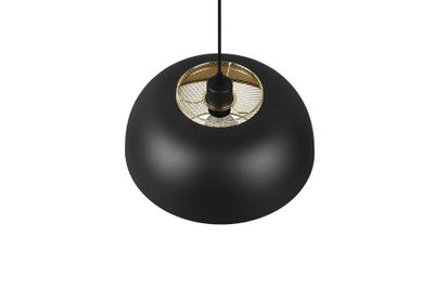 Suspension E27 Punch noir et or 40W - REALITY