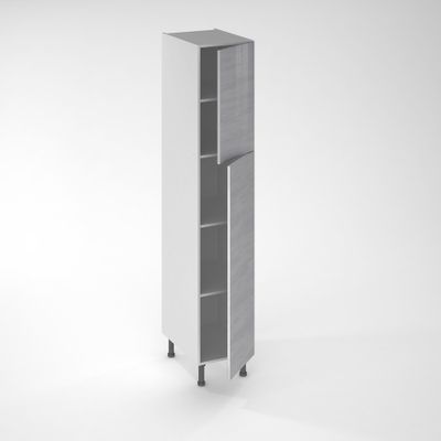 Porte pour colonne de cuisine Glossy metallo 01 brillant 130 x 40 cm OFITRES