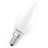 Ampoule LED E14 flamme dépolie 4W=470 lumens blanc neutre OSRAM