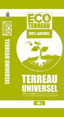 Terreau universel naturel 40 L pour plantations et jardin - RACINE