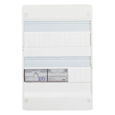 Coffret de communication grade  2TV 4 RJ45 pour T4 à T6 - Drivia LEGRAND