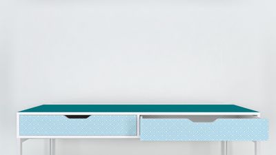 Adhésif basic 1,50 x 0,45 m géométrique blue VENILIA
