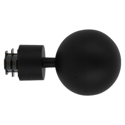 Embout déco boule en métal diam 28 mm Finition Noir mat - MOBOIS