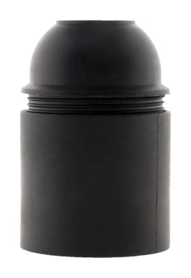 Douille électrique E27 plastique noir - ZENITECH