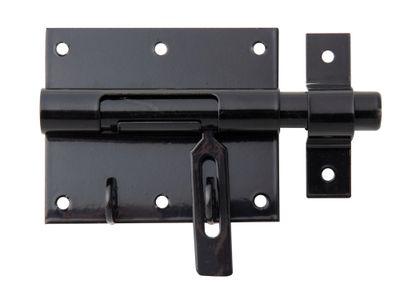 Verrou box cadenas diamètre 16 mm noir - ALBERTS