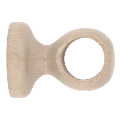 Support à oeil en bois diam 28mm Finition Chêne Clair - MOBOIS