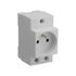Prise modulaire tableau 2P+T 16A bornes à vis - DEBFLEX
