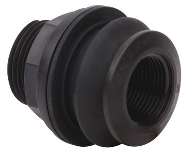 Traversée cuve rapide plastique mâle 26x34mm, femelle 20x27mm - BOUTTE