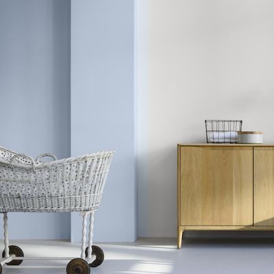 Peinture crème de couleur Bleu Horizon velours 0,5L - DULUX VALENTINE