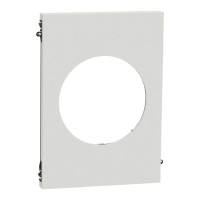 Plaque de finition centrale 1 poste Odace 2025 Architecte effet béton - SCHNEIDER ELECTRIC