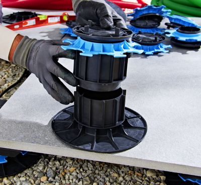 Réhausse pour plot de dalle hauteur 60 mm JOUPLAST TMP CONVERT