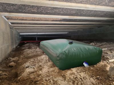 Réserve d'eau souple 500 litres pour vide sanitaire - JARDIBRIC