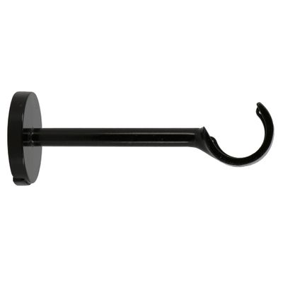 Support ouvert en métal 120 mm diam 28 mm Finition Noir brillant - MOBOIS