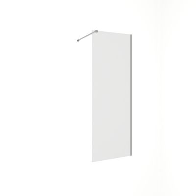 Paroi de douche à l'italienne 70x200 cm profilé chrome verre transparent 8 mm Signature - OCEA