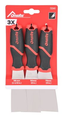 Couteaux de peintre acier par 3 - ONSITE