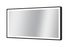 Miroir LED rectangulaire 75 X 120 cm Swann Black 2 MP GLASS