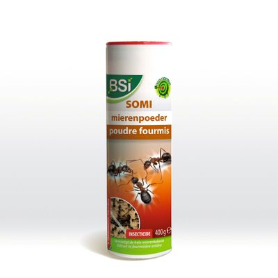 Poudre à soupoudrer contre fourmis, cafards, araignées et autres inscetes rampants -BSI 400g