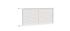 Portail coulissant aluminium ALIZEE l.4,00 x H.1,65 m blanc  - PREFALU