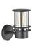 Applique extérieur E27 Florida noir IP44 25W  - COREP