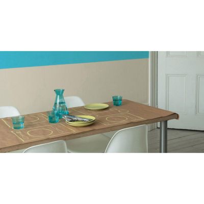 Peinture Crème de Couleur Bleu Caraïbe satin 2,5 L - DULUX VALENTINE