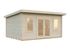 Chalet de jardin en bois Lisa avec toit plat - 19,5 m² hors-tout - Livraison à domicile incluse - PALMAKO
