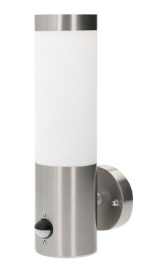 Applique extérieur E27 détecteur de mouvements Arles 2 acier IP44 40W - ARLUX