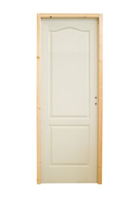 Bloc-porte postformé prépeint 2 panneaux H.204 x l.73 cm poussant gauche SMIS