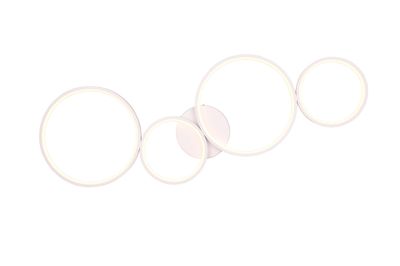 Plafonnier RONDO blanc LED 37W 4800 lumens blanc chaud - TRIO