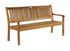 Banc de jardin 3 places AMADEO ACACIA 158X88X65 cm PROLOISIRS