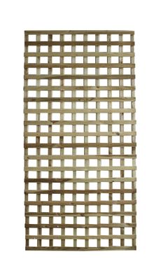 Treillis droit sans cadre pin traité autoclave Evolu H 27 - 27 x 900 x 1800 mm - DEBARGE