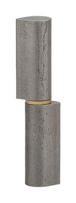 Paumelle à souder inox hauteur 60 mm avec bague laiton THIRARD