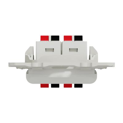 Prise haut-parleurs blanc - Odace 2011 SCHNEIDER ELECTRIC