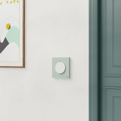 Plaque de finition 1 poste Odace 2025 vert jade - SCHNEIDER ELECTRIC