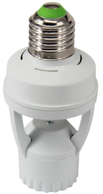 Douille électrique E27 avec détecteur de mouvement blanc - GAO