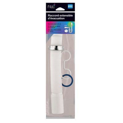 Raccord flexible d'évacuation pour évier Ø32x1"1/4 - FITT