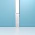Profilé de jonction en aluminium pour panneau mural chromé 25 x 5 x 2100 mm AURLANE