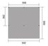 Carport double en Y avec toit en PVC 612, Livraison à domicile incluse - WEKA